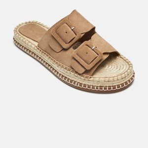 zara tan sliders